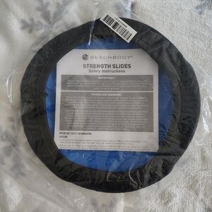 Beachbody Black and Blue Workout Slides